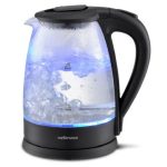Mellerware Kettle 360 Degree Cordless Kettle Glass Black