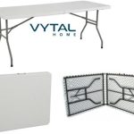 Vytal Foldable Rectangle Trestle Table 1.8 Metres 8 Seater