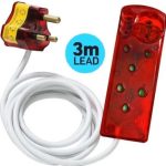 Ellies 4 Way Surge Secure Power Protector