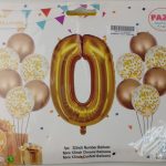 Casey 13pc Gold and White Balloon Set Nr.0