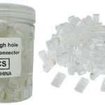 NetiX RJ45 CAT6 Modular Plugs 100 Pack 8P8C Gold-Plated Contacts