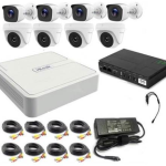 Hilook Kit 8 Channel DVR 8X Camera Plus Micro UPS
