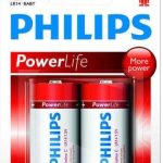 Philips PowerLife Battery LR14P2B C Alkaline