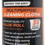 Tevo Blitz 35 Pack Roll Premium Multipurpose cleaning Cloths