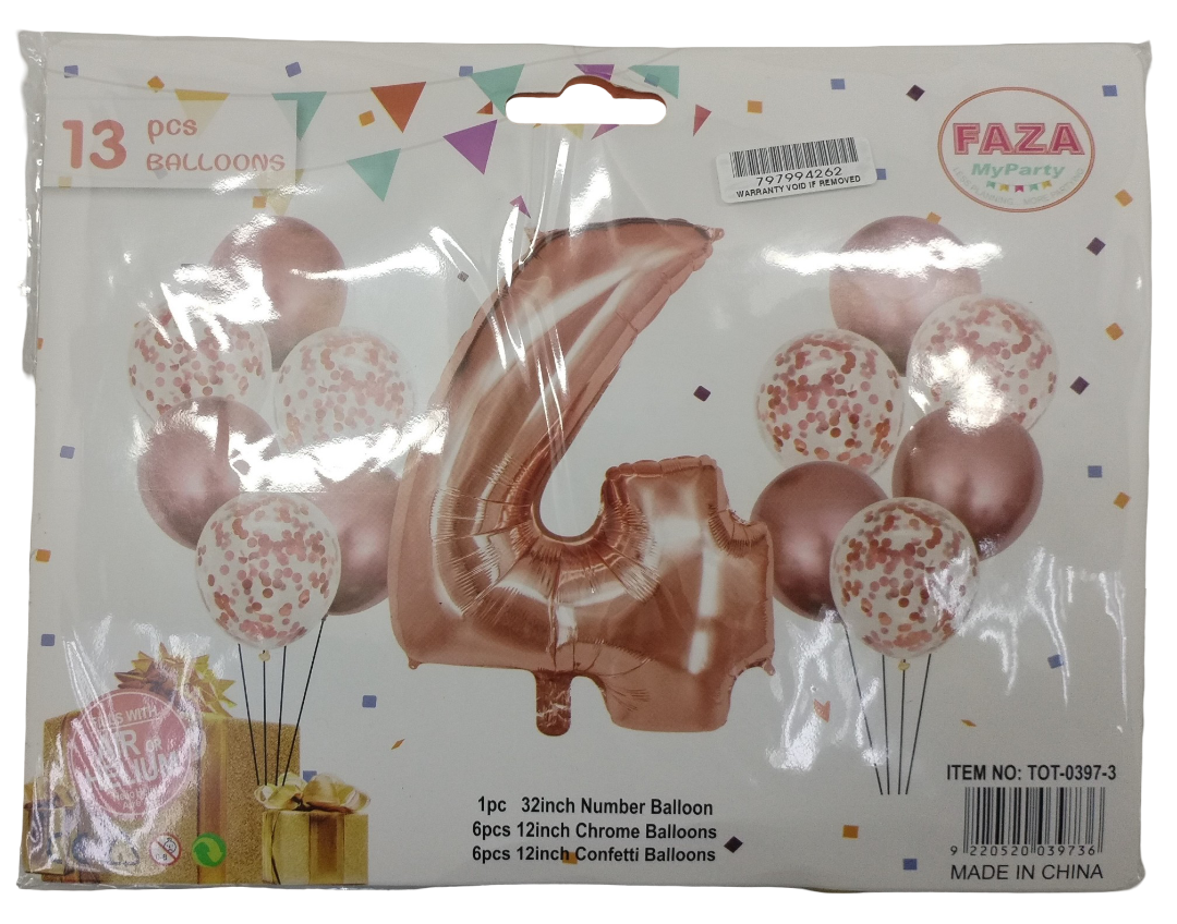 1204202669dbd1326862d.png Casey 13pc Rose Gold and White Balloon Set Nr 4 - Image 1