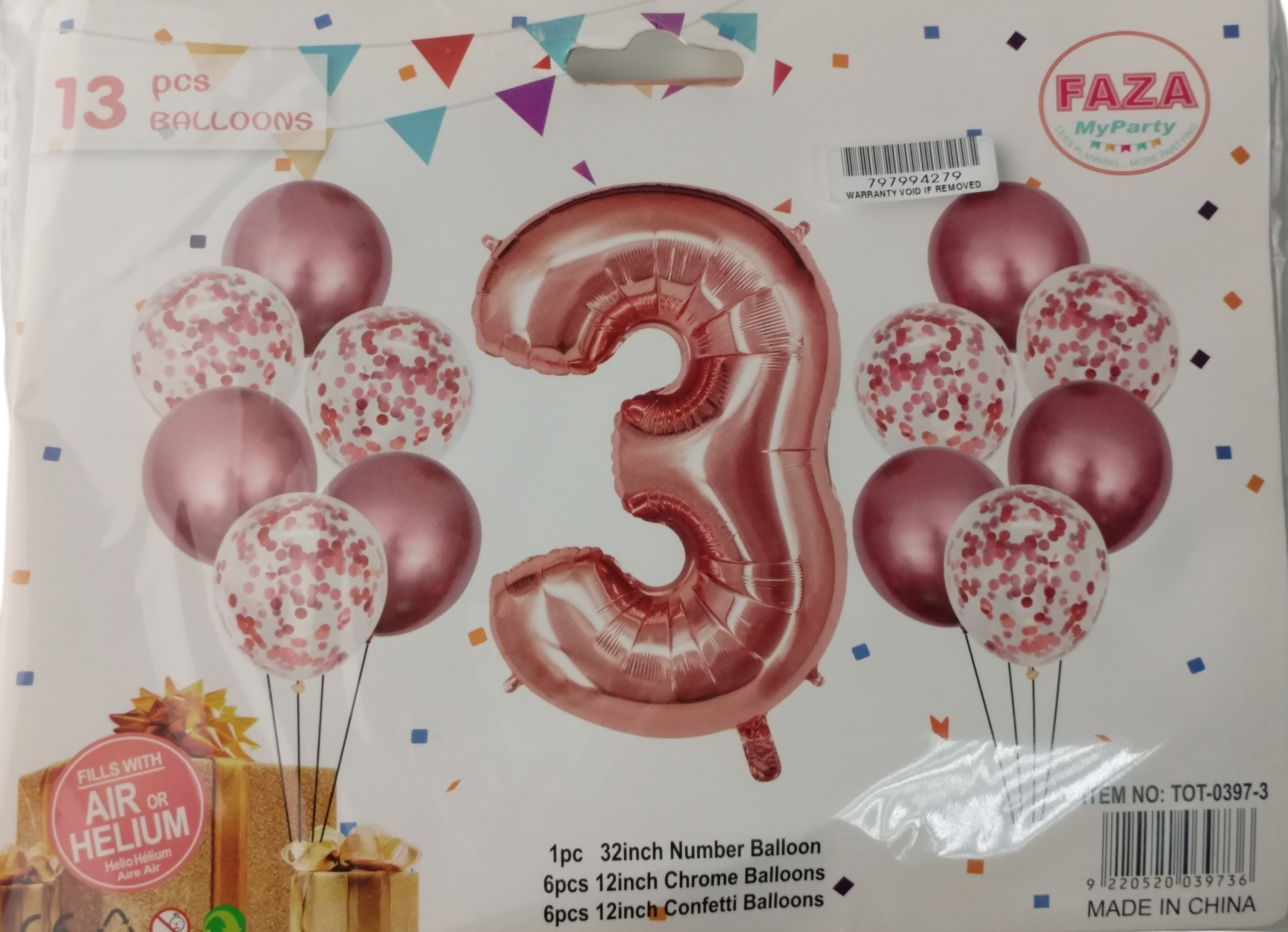 1204202669dbd1801165b.png Casey 13pc Rose Gold and White Balloon Set Nr 3 - Image 1