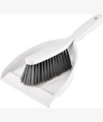 Casey Handheld Dust Pan And Brush Set White