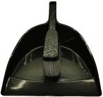 Casey Handheld Dust Pan And Brush Set Black