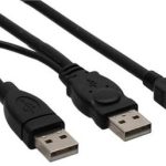 Digitech Dual USB & Mini USB Charger Black