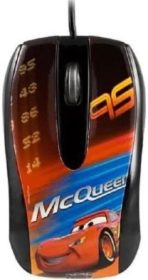 Disney Brown Cars Optical USB Mouse