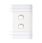 Lesco Flush Cover with 2 Lever 2 Way Switch