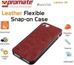 Promate Brown Lanko.i5 Hand Crafted Leather Case