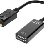 UniQue 30cm Male DisplayPort To 4K Female HDTV Cable