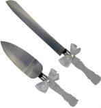 Casey Cake Knife And Spatula Server Set