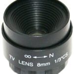 Securnix Lens 8MM Fixed IRIS, Retail Box , No Warranty
