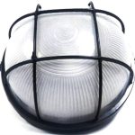 Noble Pays Round Bulkhead Light Fitting Large Black