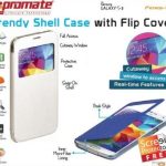 Promate Fenes S5 Bookcover with window Colour:White