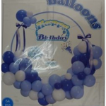 Casey 64pc Blue Birthday Garland Set
