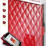 Promate Red iPose.10-Stylized Leather Design Cover