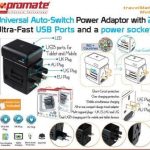 Promate Travelmate.Mobi ,Universal Auto-Switch Power