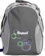 Macaroni Black and Grey Ateneo Student Backpack