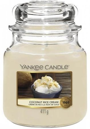 1204202669dbfb506616a.jpeg Yankee Candle Coconut Rice Cream Medium Jar - Image 1