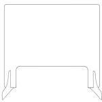 Casey Self Supporting Protective Transparent Barrier