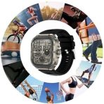 Nesty NP 104 Ultra Smart Sports Watch With Calling Function Black