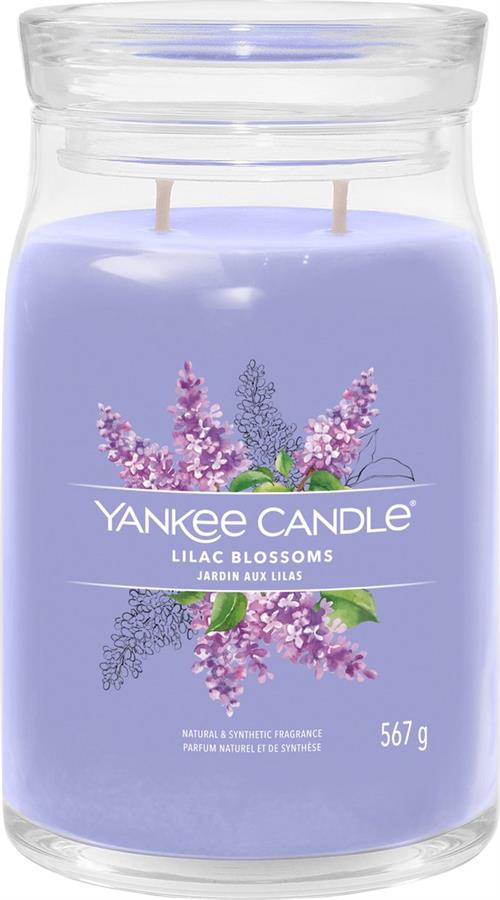 1204202669dbfd730da67.jpeg Yankee Candle Signature Collection Lilac Blossoms Large Jar - Image 1