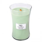 Woodwick White Willow Moss Large Candle jar
