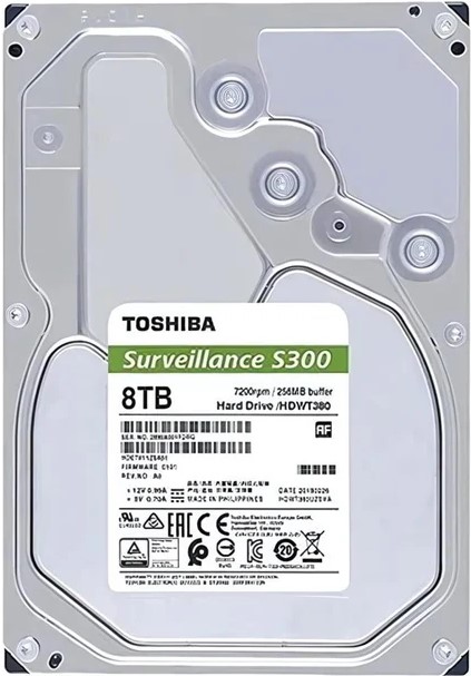 1204202669dc061bdadf8.jpeg Toshiba S300 SATA 8TB Surveillance Internal Hard Drive - Image 1