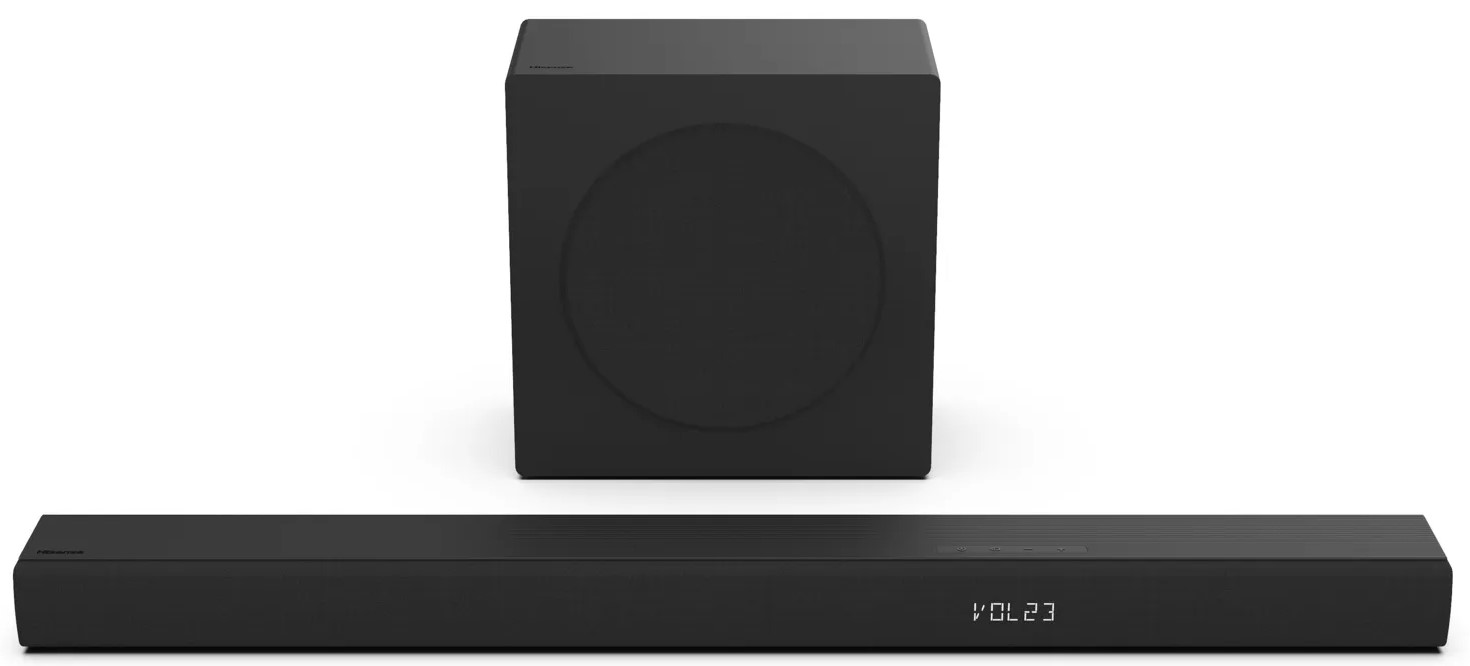 2704202669ef2c3ab6f49.jpeg Hisense HS3100 3.1 Channel 480W Soundbar with Subwoofer - Image 1