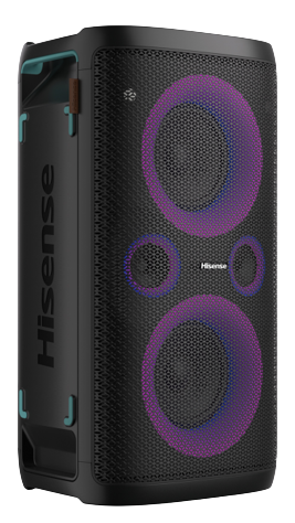 250520266a149a6b0bd6a.png Hisense HP100 Party Rocker 300W Bluetooth Speaker - Image 1